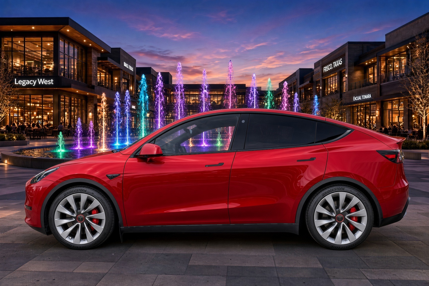 Keel on a Ultra Red Model Y